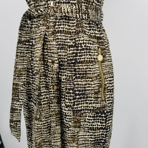 Calvin Klein Button Down Safari Sheath Dress - Picture 4 of 8